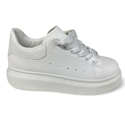 Alexander all white trainers