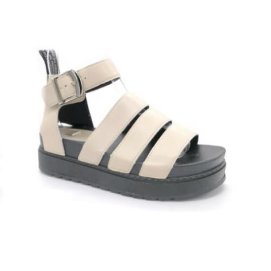 Fiorella Beige Gladiator Sandals