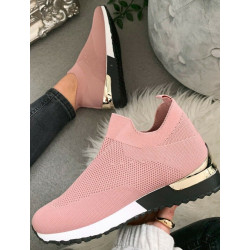Classic pink slip on trainers