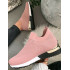 Classic pink slip on trainers