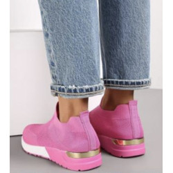 Classic all fuxia slip on trainers